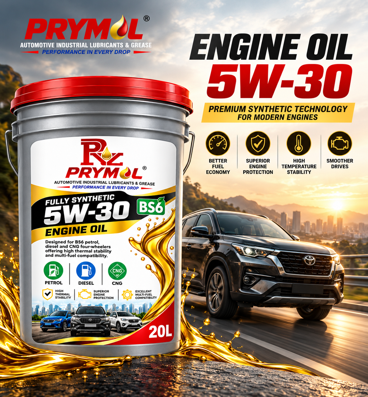 Prymol Engine Oil 5W30